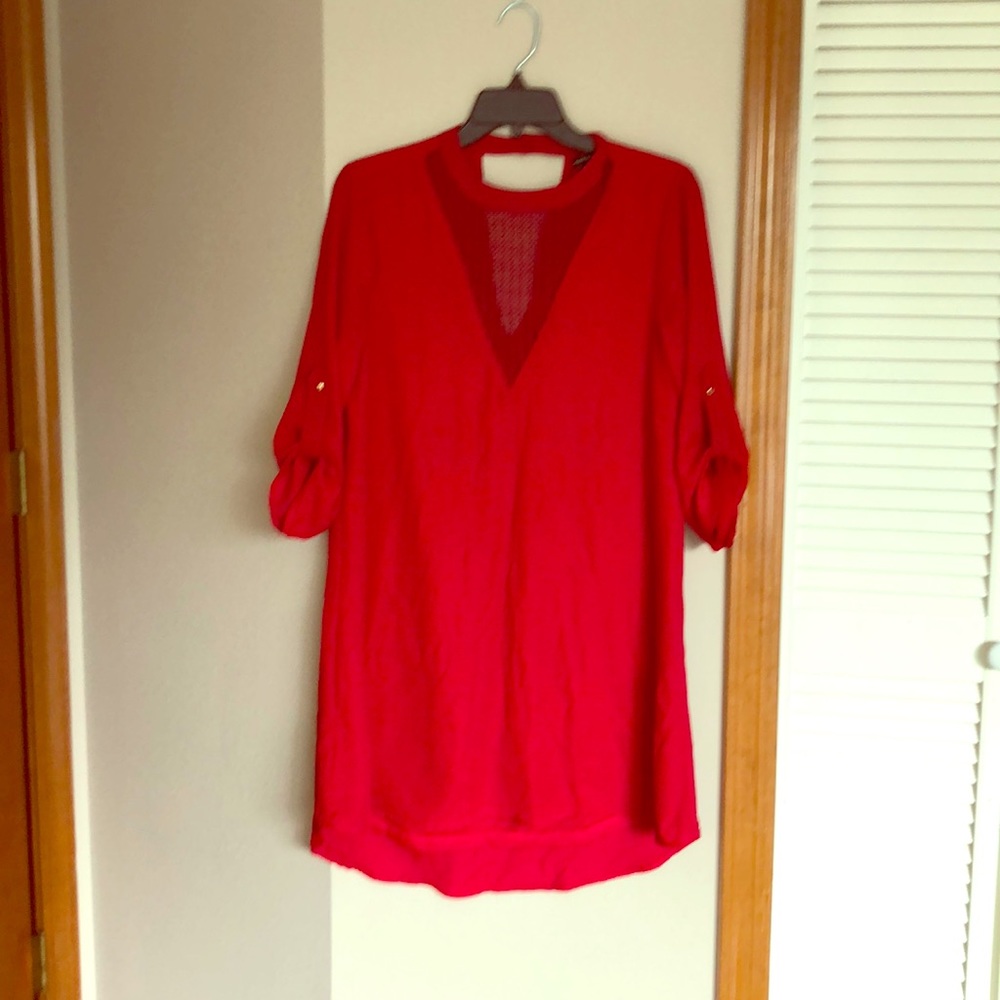 Red dress